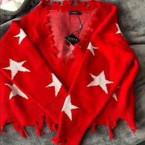 Star Ripped Sweater